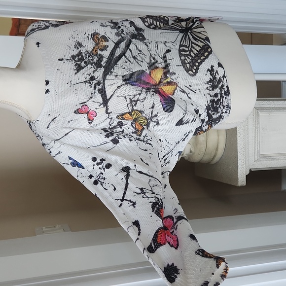 LUISA Ricci made in Italy beautiful butterfly's sweter - Picture 6 of 16